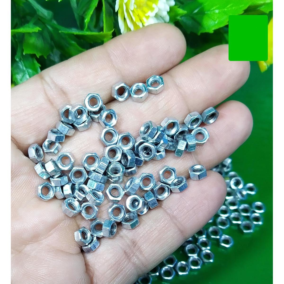 M3 Zinc Nut 100Pcs
