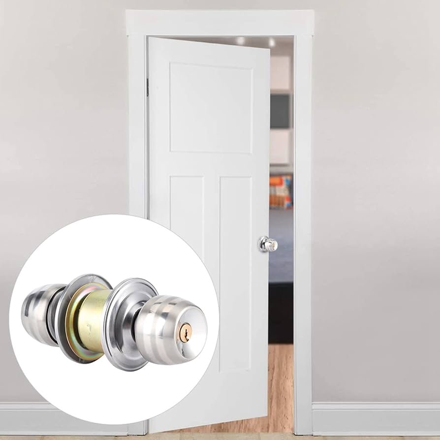 Silent Steel Round Lock