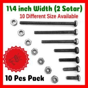 1/4" Nut Bolt 10Pcs