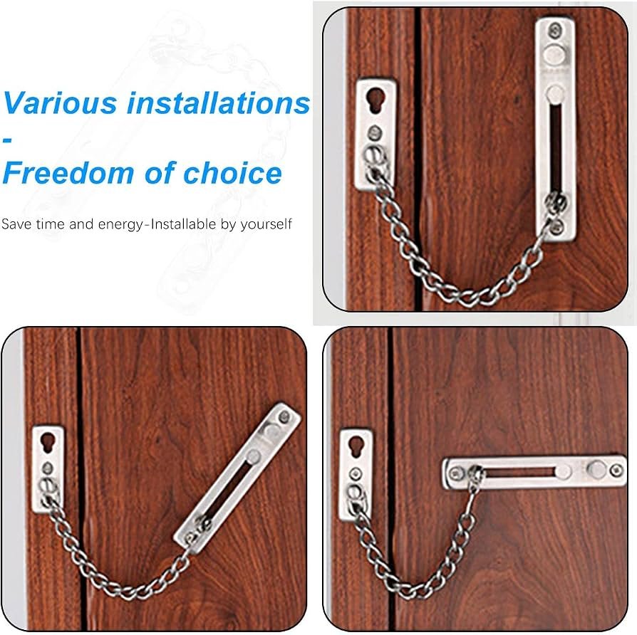 Steel Door Chain Guard