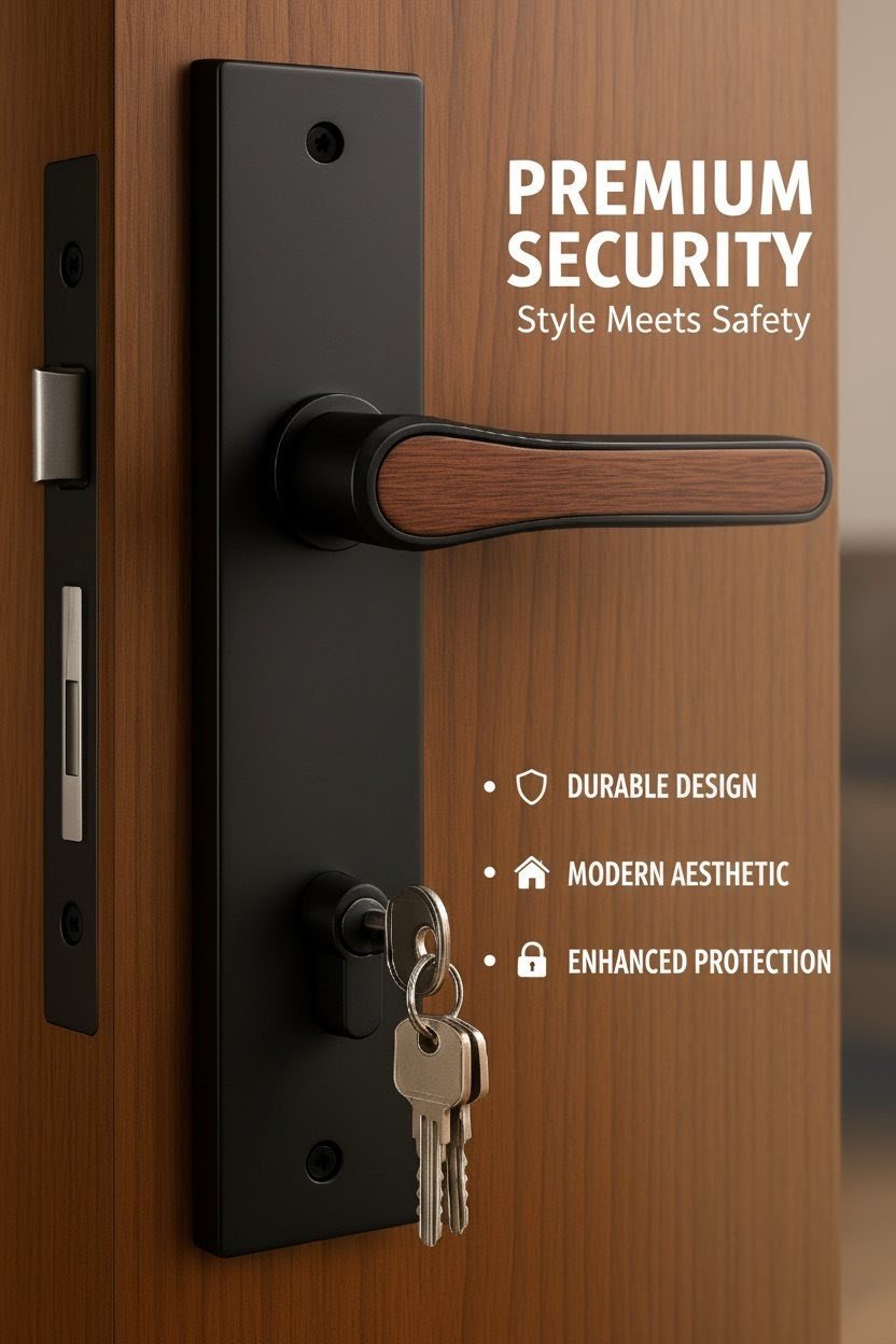 Wood Lever Lock Set