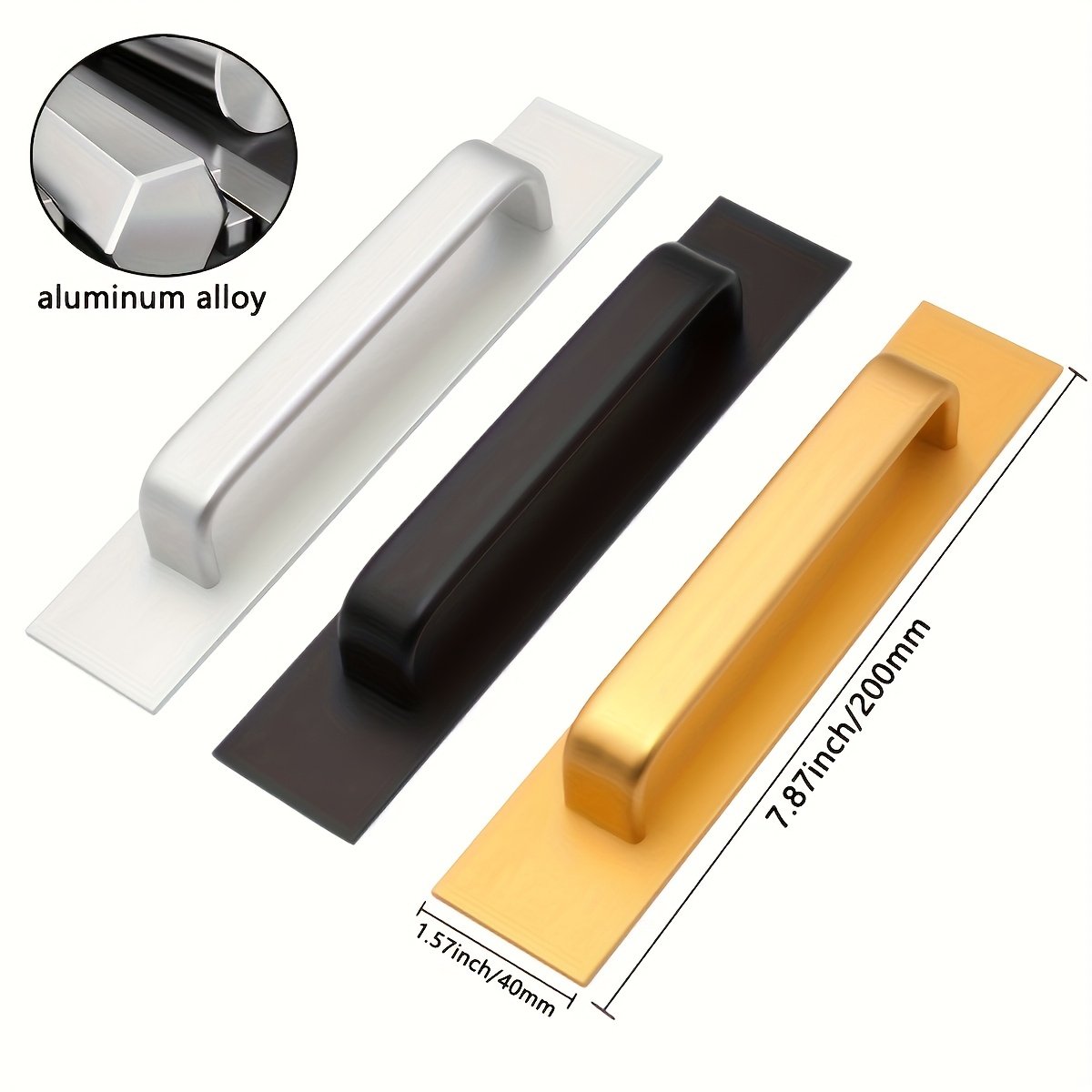 Stick-On Steel Pulls
