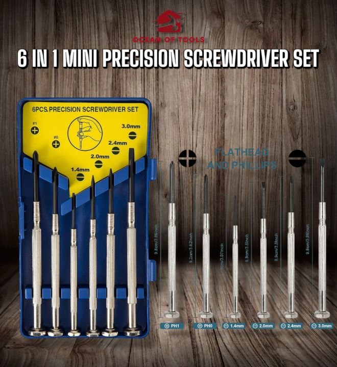 6Pcs Screwdriver Set
